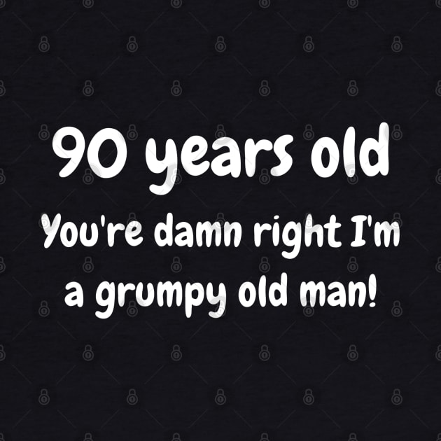 90 year old grumpy old man by Comic Dzyns